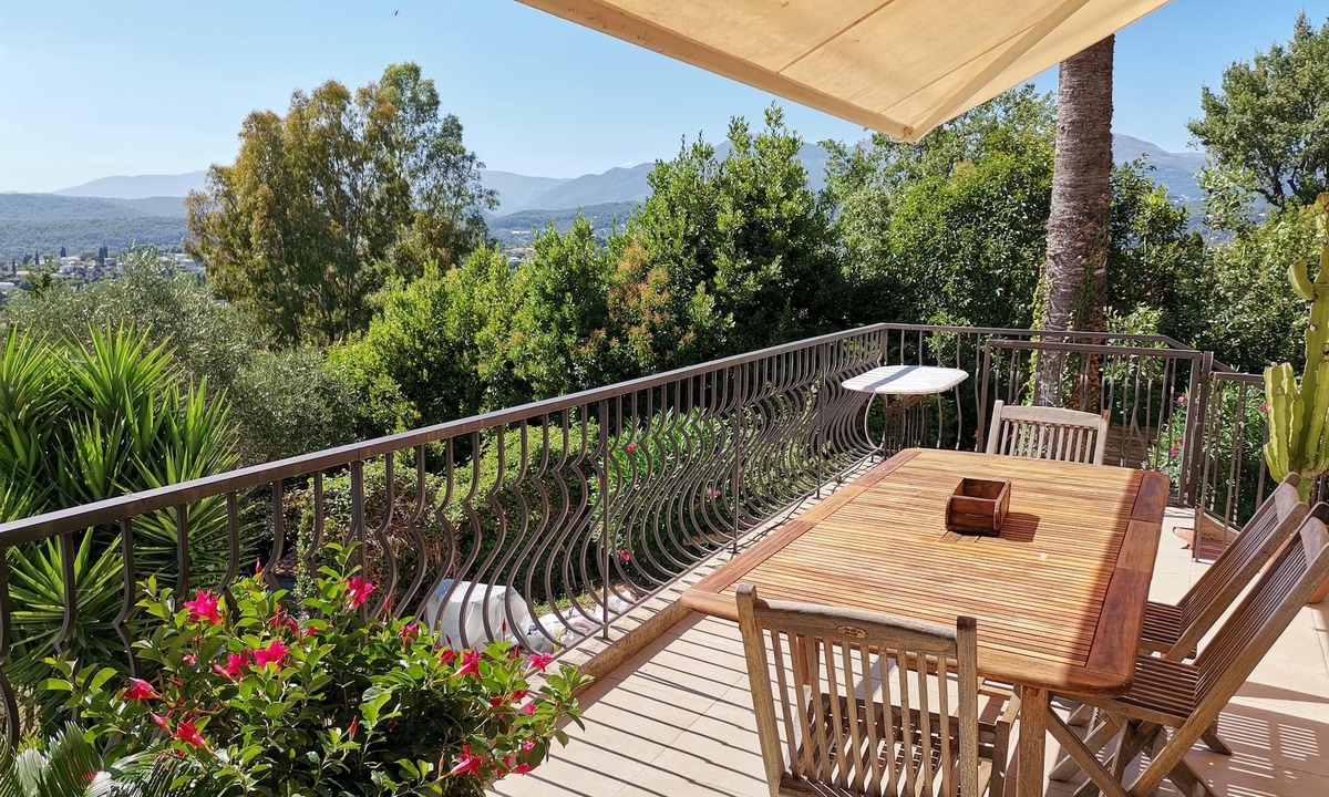 Saint-Paul-de-Vence House | 4 bedroom house, Panoramic view of the Saint Paul de Vence region