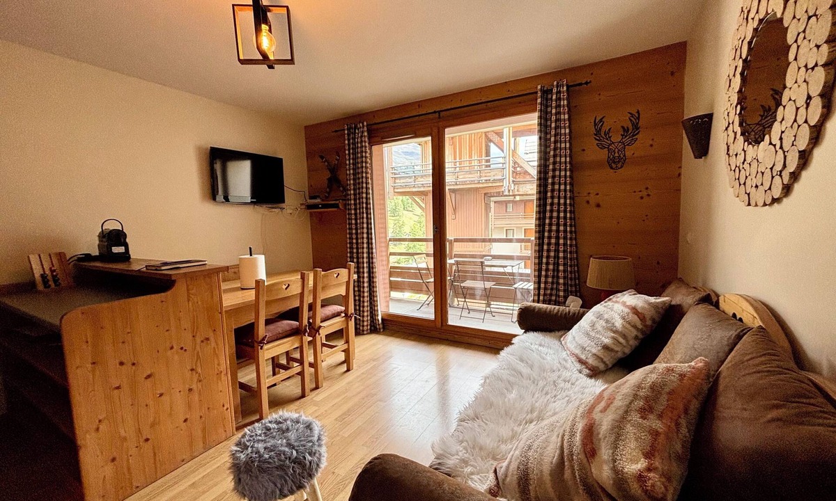 Les Claux Apartment | Appartement cosy pour 4 au pied des pistes