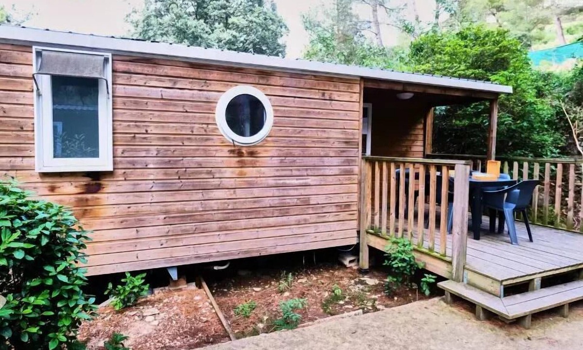 Orgon House | Camping maeva Respire La Vallée Heureuse * - Cozy Mobile Home 3 Rooms 5 People Air Conditioned