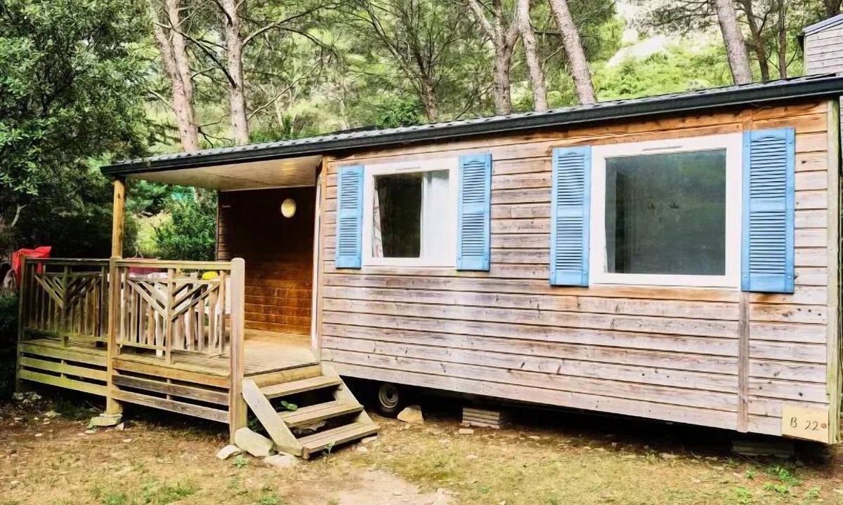 Orgon House | Camping maeva Respire La Vallée Heureuse * - Cozy Mobile Home 3 Rooms 4 People Air Conditioned