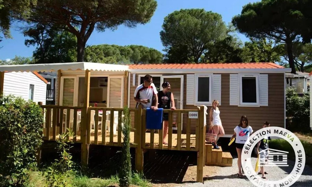 Gassin House | Camping Montana Parc - Gassin Gulf of St Tropez * - Mobil Home Luxury 4 Rooms 6 Persons Air-conditioned + TV