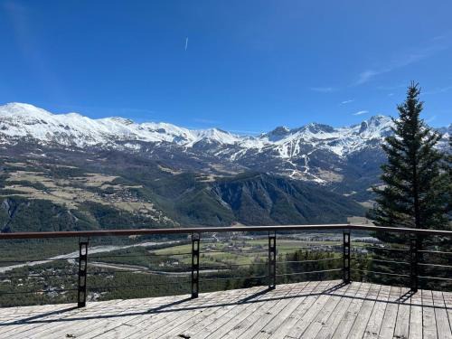 Faucon-de-Barcelonnette Ski Chalet | Chalet d exception ensoleillé, vue grandiose