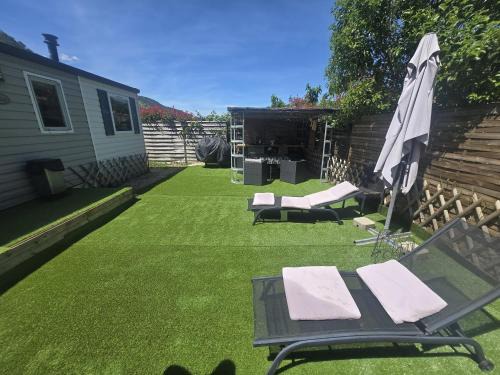 Gemenos Ski Chalet | Charmant Mobil home avec piscine privative