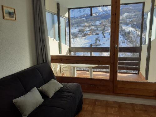 Le Sauze Apartment | Charmant studio 4 pers au Sauze avec balcon et parking - FR-1-165A-114