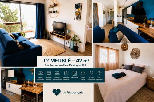 Gap Apartment | Charmant T2 idéal CV parking privé à la résidence