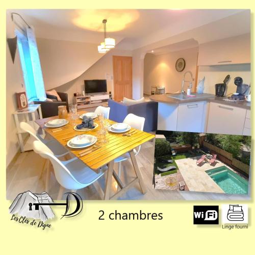 Digne-les-Bains Apartment | Charmant T3 avec piscine