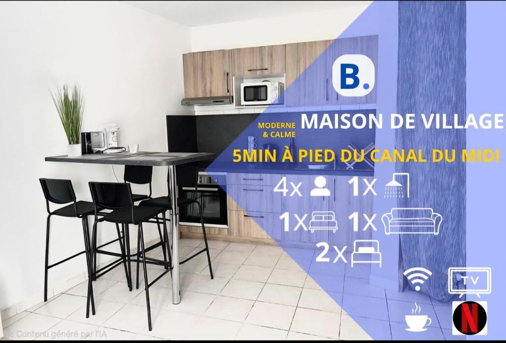Villeneuve-les-Beziers House | Charme et Confort