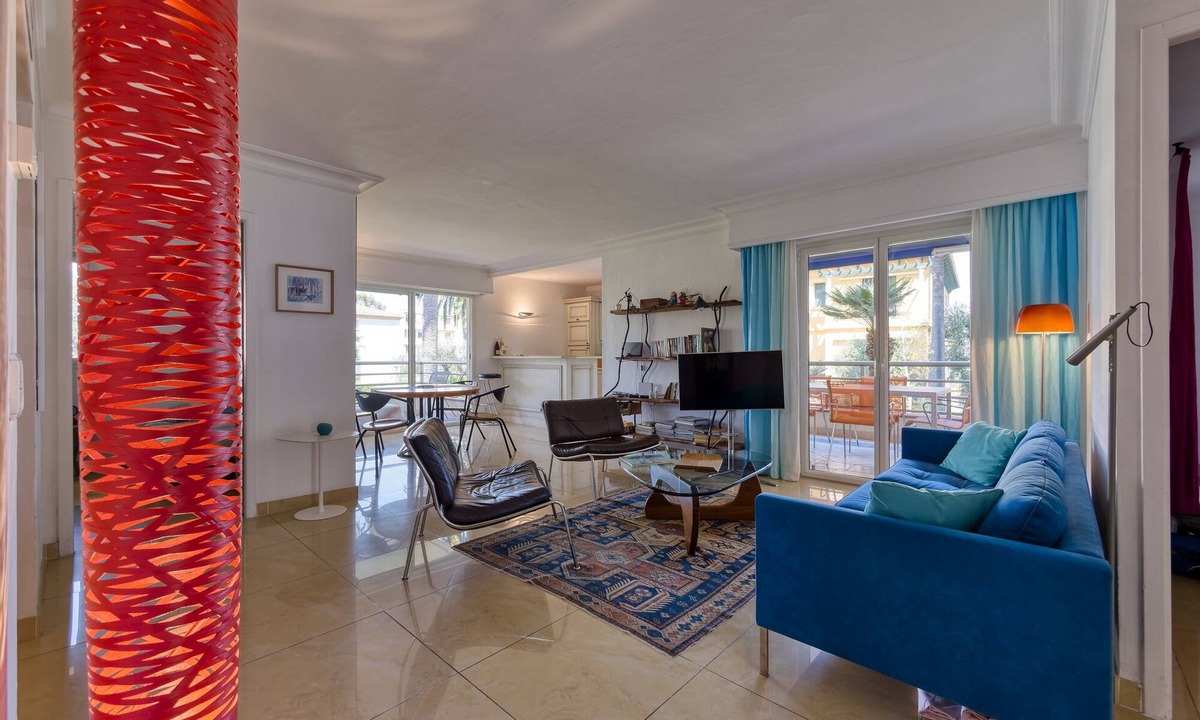 Cap-d'Antibes Apartment | Emeraude Cap Luxueux Apt 4 Pièces Dans Résidence Avec Piscine et à 200m Plage