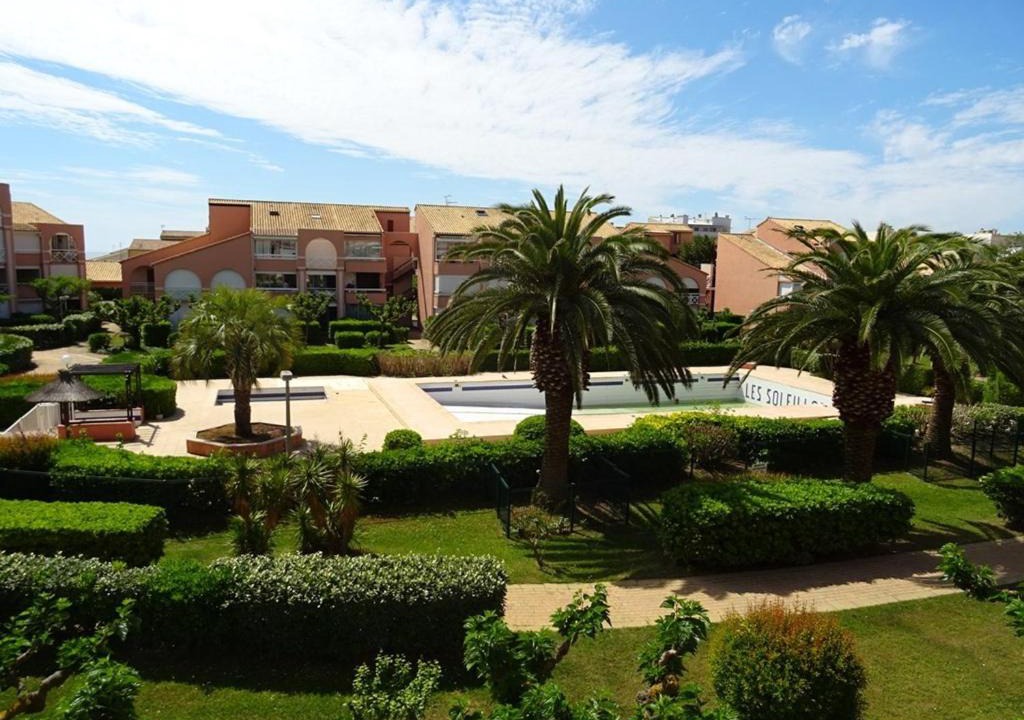 Palavas-les-Flots Apartment | F2 Mezzanine avec Piscine, Parking et Climatisation à Palavas, Proche Plage et Centre-Ville - FR-1-559-8