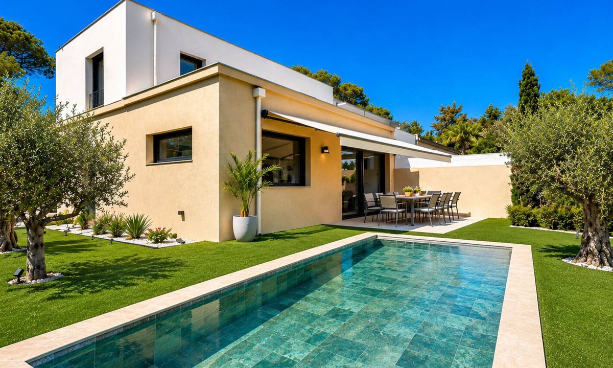 Boulouris-sur-Mer Villa | Family Villa Chêne with swimming pool and beach 10min walk away in a green setting