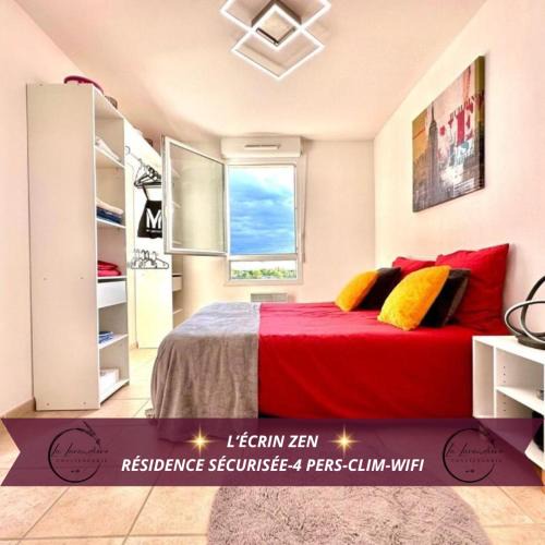 Istres Apartment | L'Écrin Zen, Privé-Parking-CLIM-WIFI-4 pers