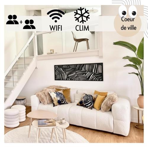 Beziers City Centre Apartment | La petite pepite coeur Béziers by GC - Clim - Wifi
