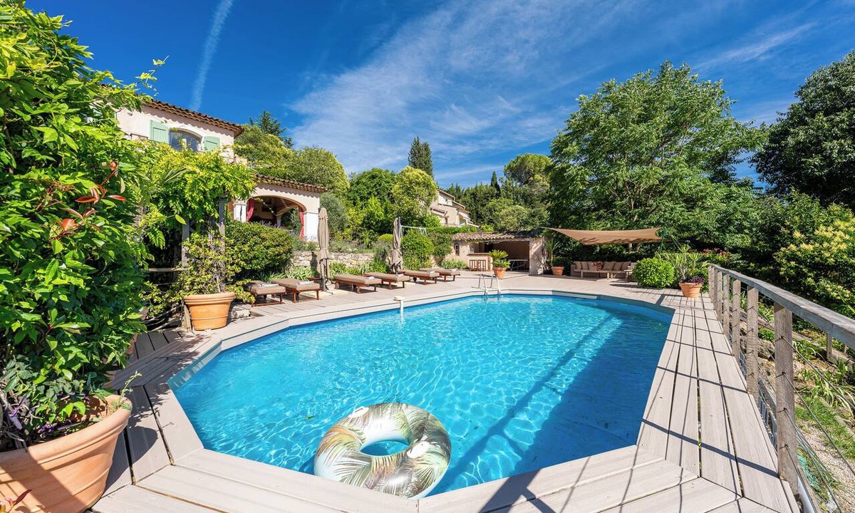 Le Plan-de-Grasse House | La Rose de Pierre, 5-bedroom family villa with pool, near Valbonne