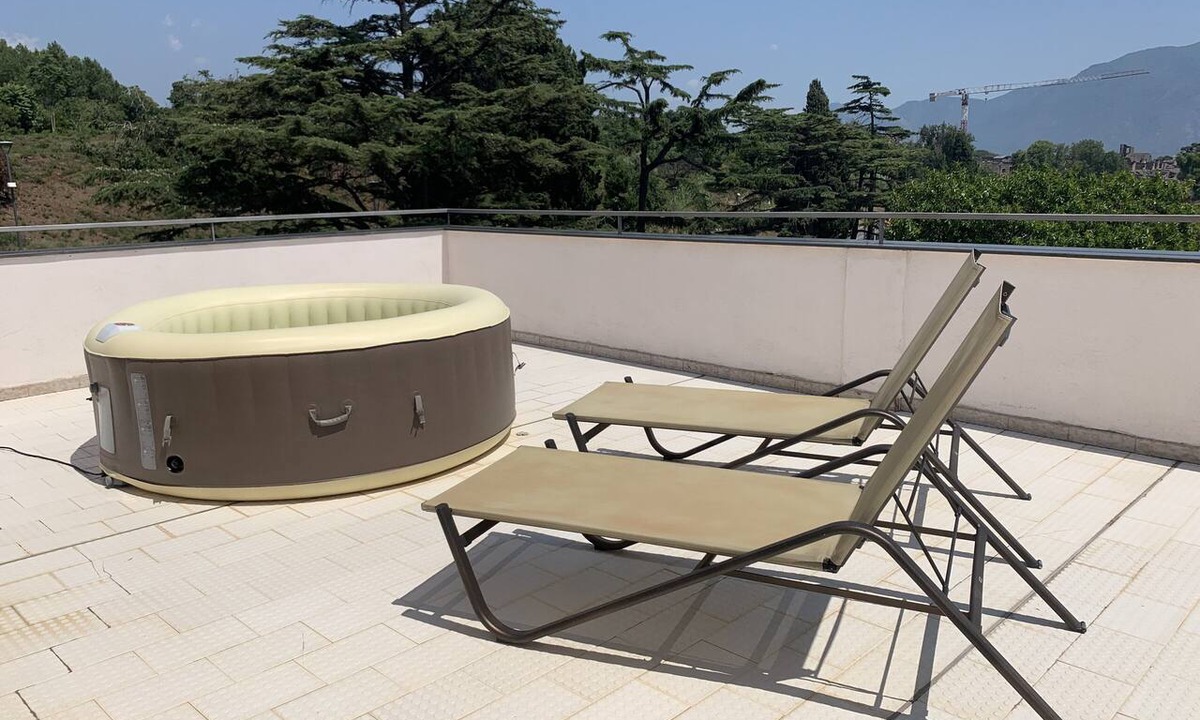 Pompei Apartment | Large Rooftop Apartment overlooking the ruins of Pompeii, sleeps 4