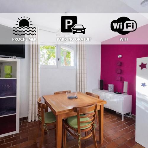 Les Lecques Apartment | Le Cocon des Lecques - 37m2 - 500m de la Plage & Port - Wi-Fi - Parking - Calme