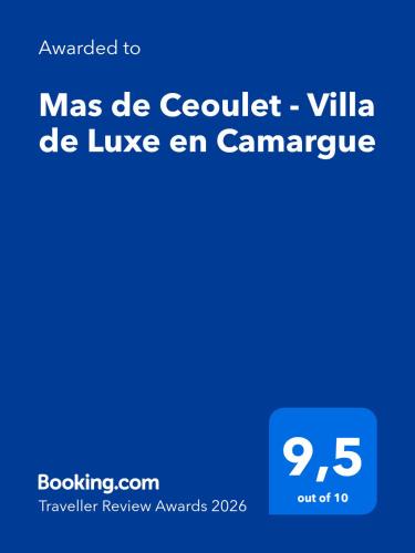 Arles Villa | Mas de Ceoulet - Villa de Luxe en Camargue