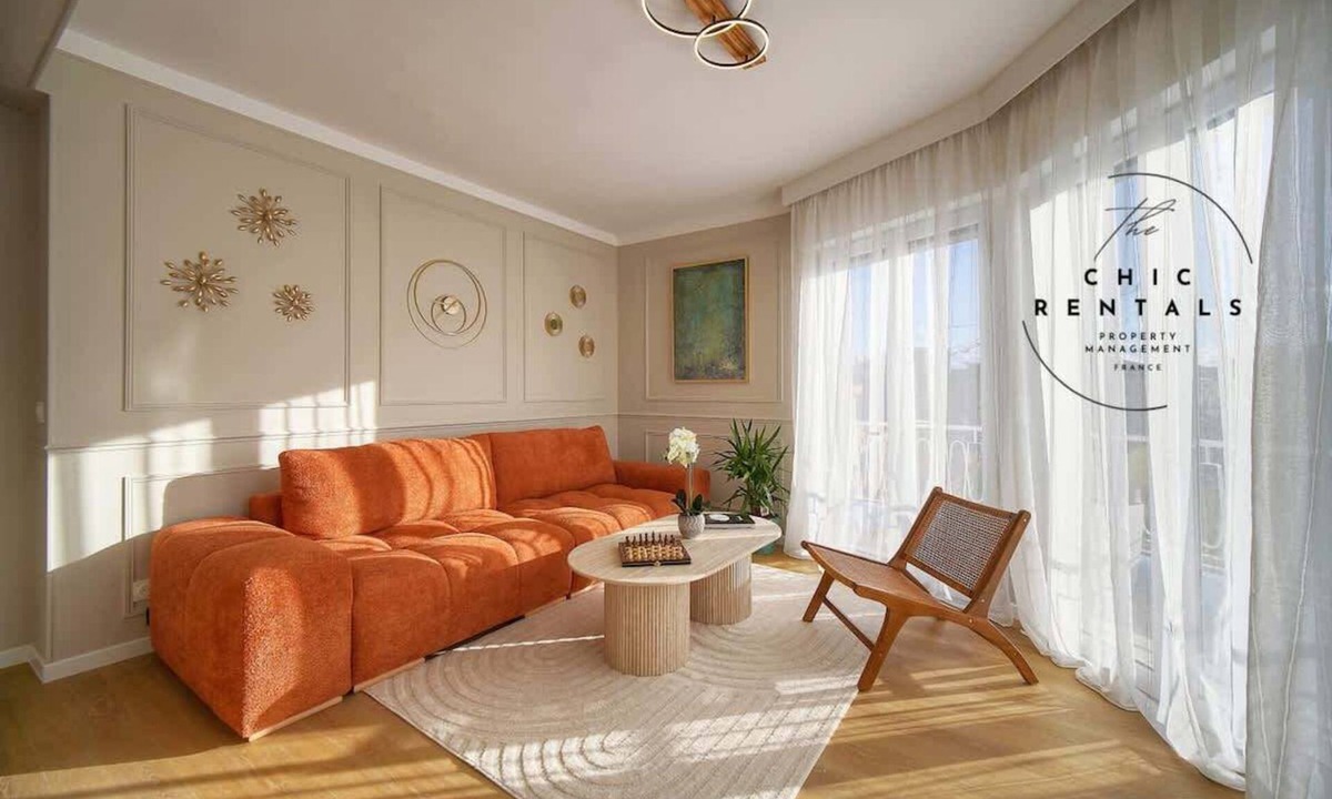 Carnot Apartment | Mimosa 2BR 2Bath Parking - Walk to Palais & Beach