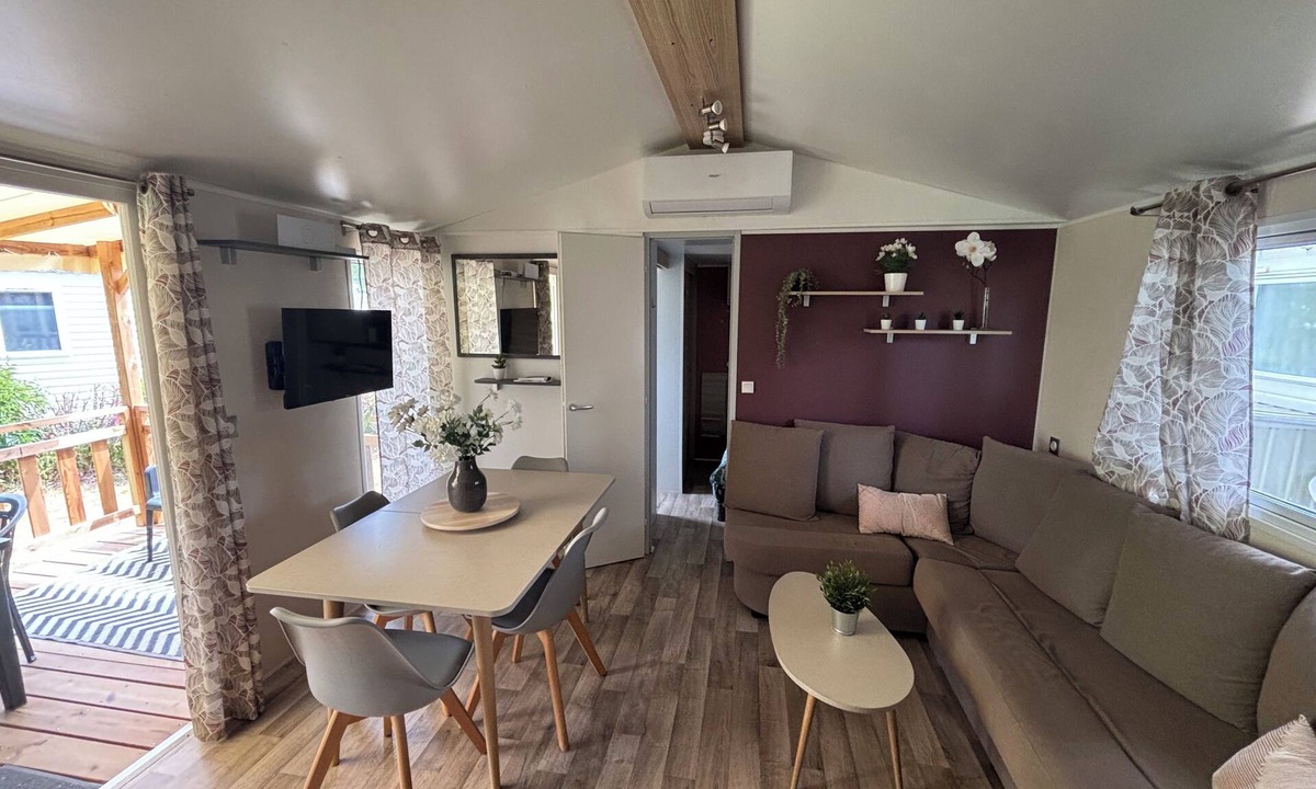 Lattes House | Mobile home 379, 4-star campground, Wi-Fi, AC
