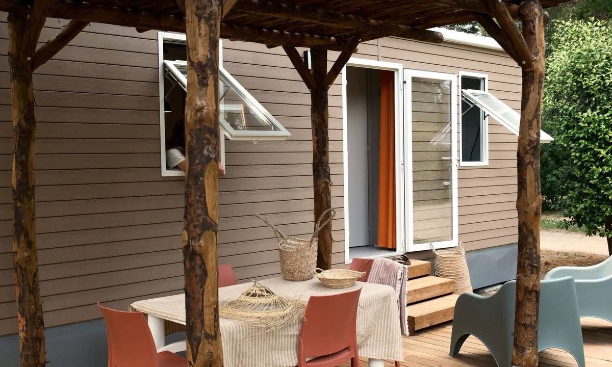 Palau-del-Vidre House | Mobile-Home SUPER MERCURE CLIM/TV 4 Ã 5 persons - 4 pers. included in the price