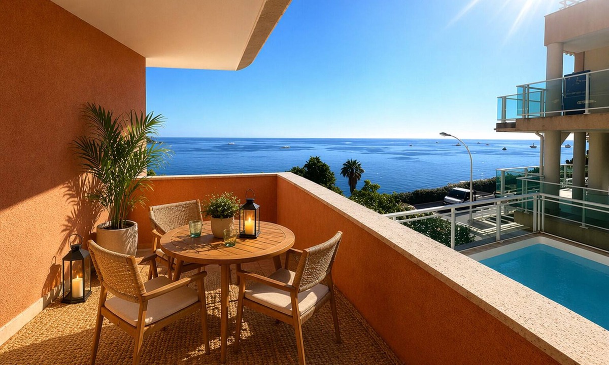Roquebrune-Cap-Martin Apartment | Monaco Grand Prix F1, Sea View, Pool, Private Box, Calm, sand beach, transport