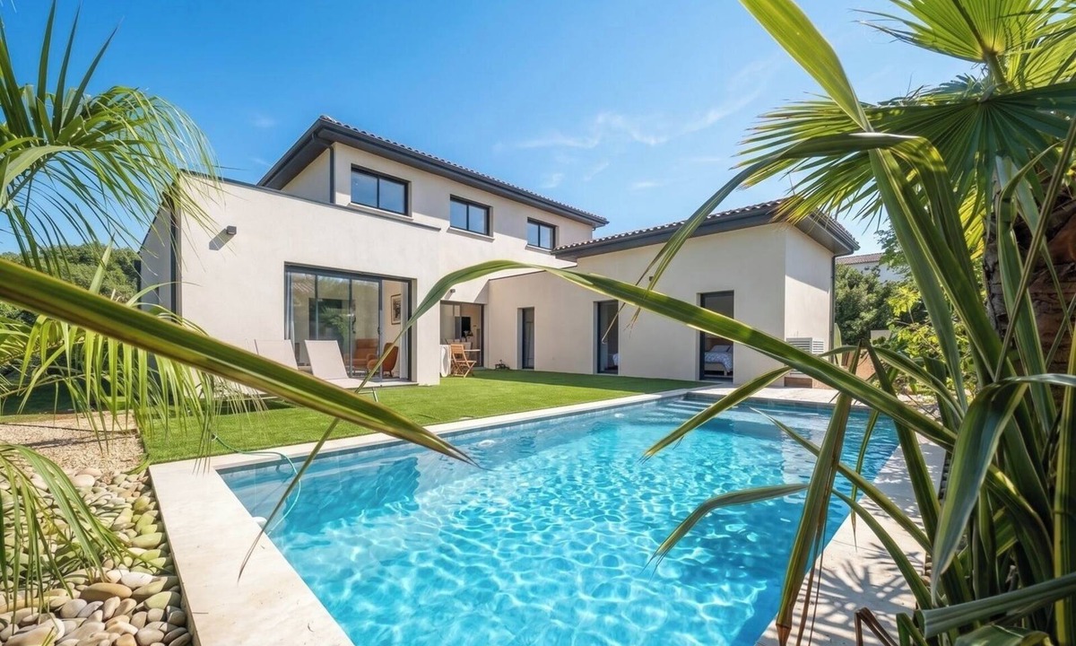 Saint-Drezery House | New villa—210 m² nestled between vineyards and the sea