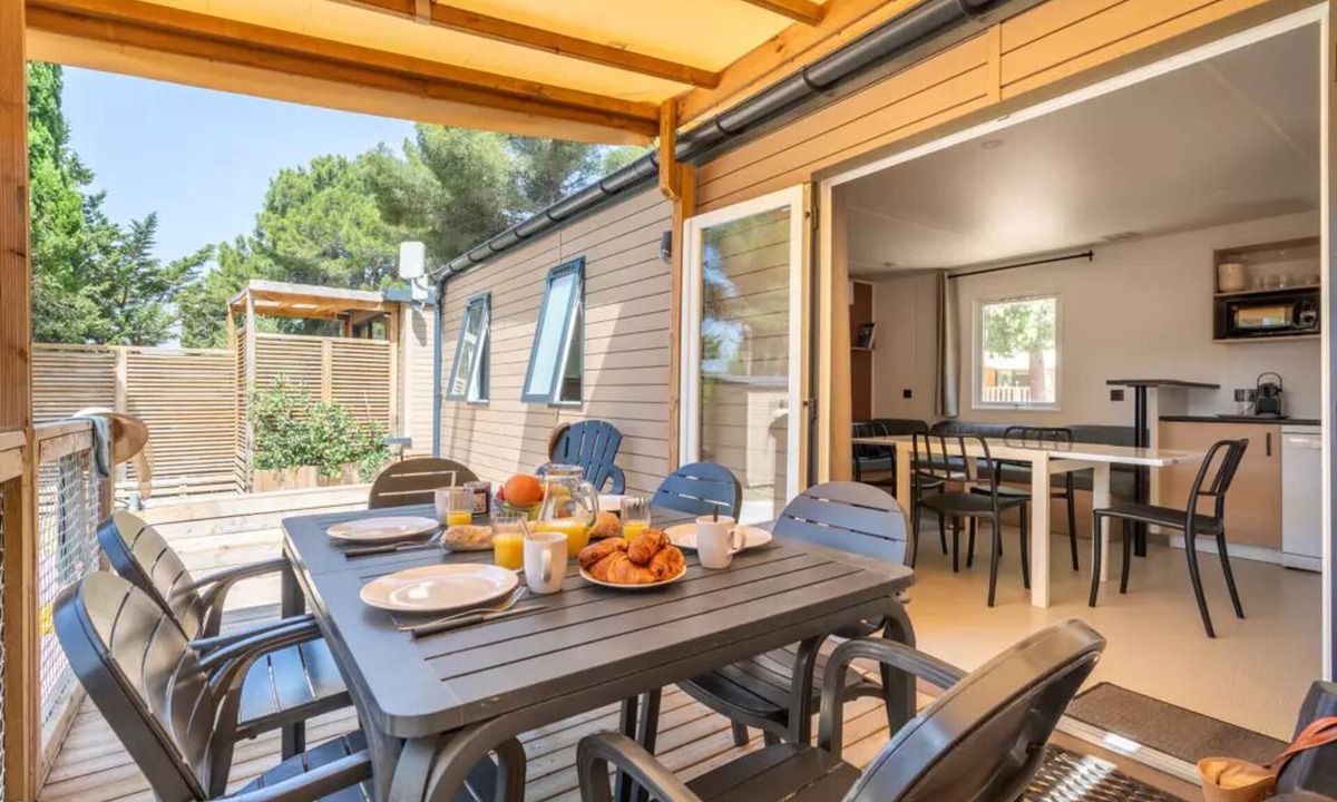 Carry-le-Rouet House | Premium Mobile Home for 6 People 4-Star Beach Access – Pool & Air Conditioning