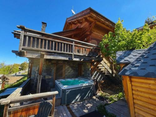 Vars Ski Chalet | Prestigious 18 Person Chalet with Pool and Jacuzzi