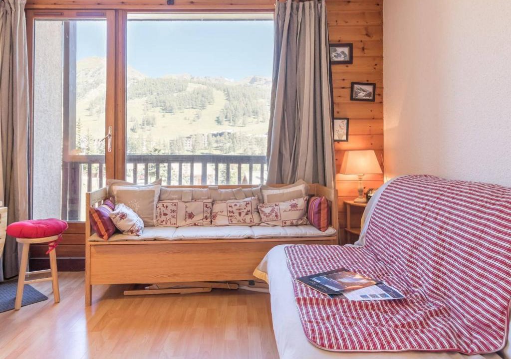 Montgenevre Apartment | Studio charmant au ski, balcon sud, 3 pers. - FR-1-330D-14