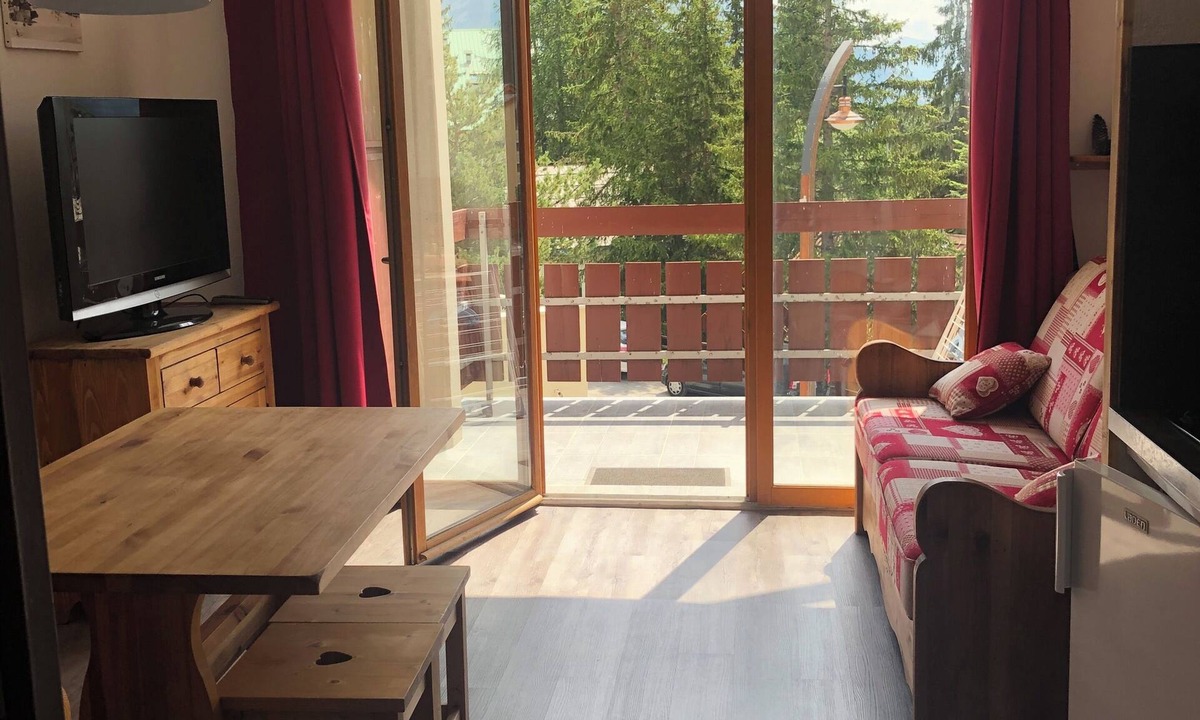Saint-Etienne-de-Tinee Apartment | Studio full center terrace