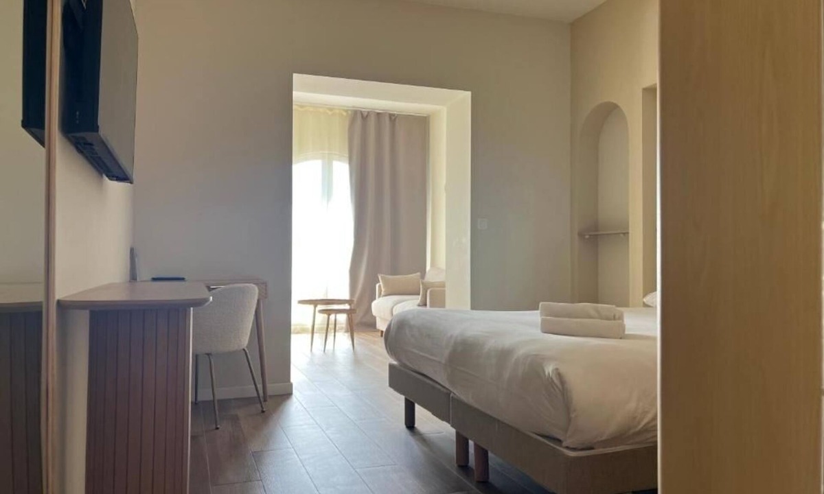 Sanary-sur-Mer Hotel | Stylish Triple Room Close to Coastal Dining and Local Shops
