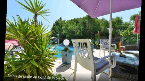 Perols House | SUITE-Junior -Villa HÉLÈNE - Montpellier Sud - aéroport- PISCINE Privée-2mn des plages