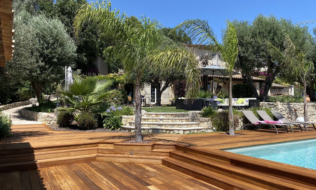 Mougins House | Superb Provencal stone farmhouse, pool, modern, 4 bedrooms, 2 bathrooms