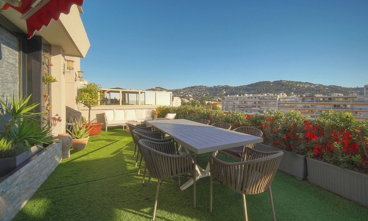 Carnot Apartment | Upstays Penthouse Terrace 150m² Lerins View