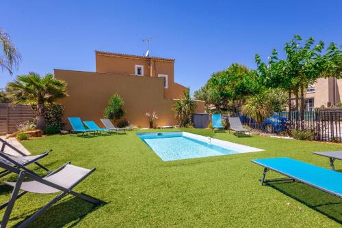 Valras-Plage House | Valras-Loc Villa Familiale avec Piscine