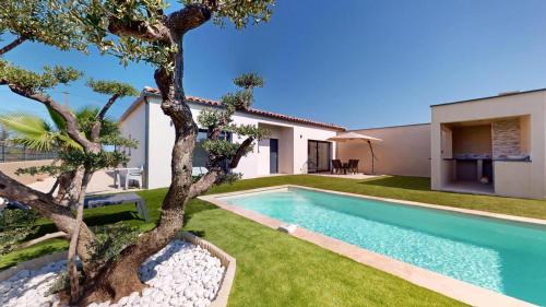 Lavalette Villa | Villa avec piscine privée et jardin sans vis à vis Calme absolu - Proche Cité de Carcassonne et canal du midi