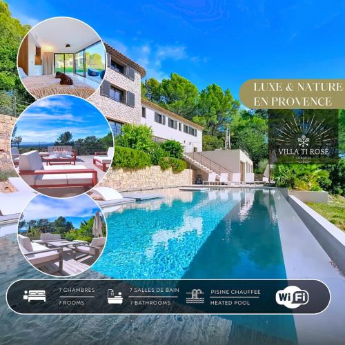Lorgues Villa | Villa de Prestige au Calme avec piscine chauffée et Vue exceptionnelle