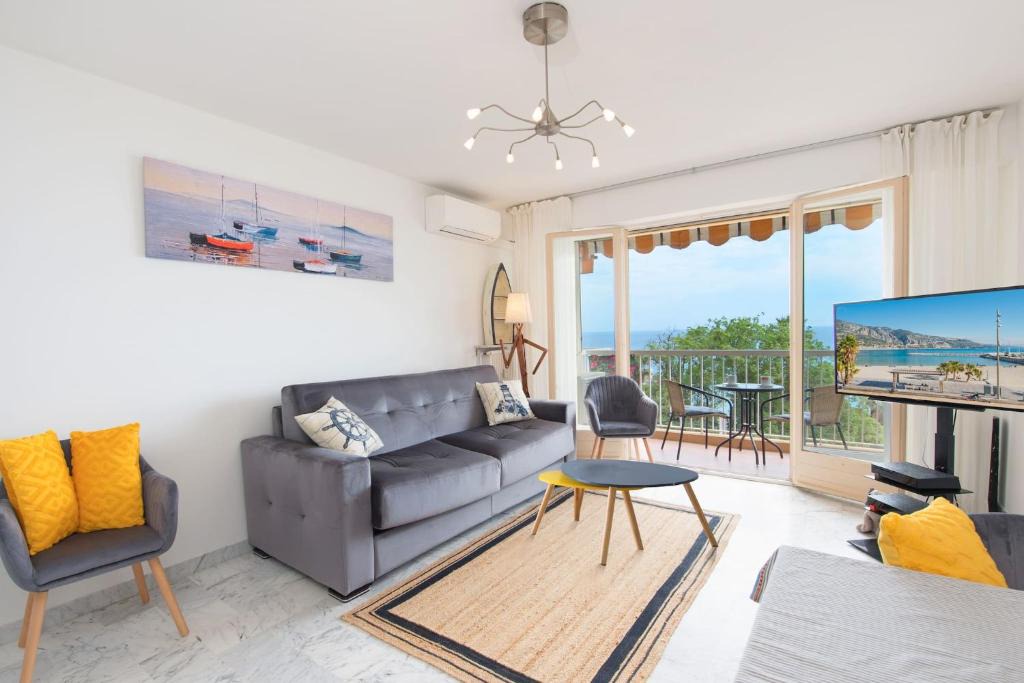Gorbio Apartment | Vina del mare, vue mer, terrasse