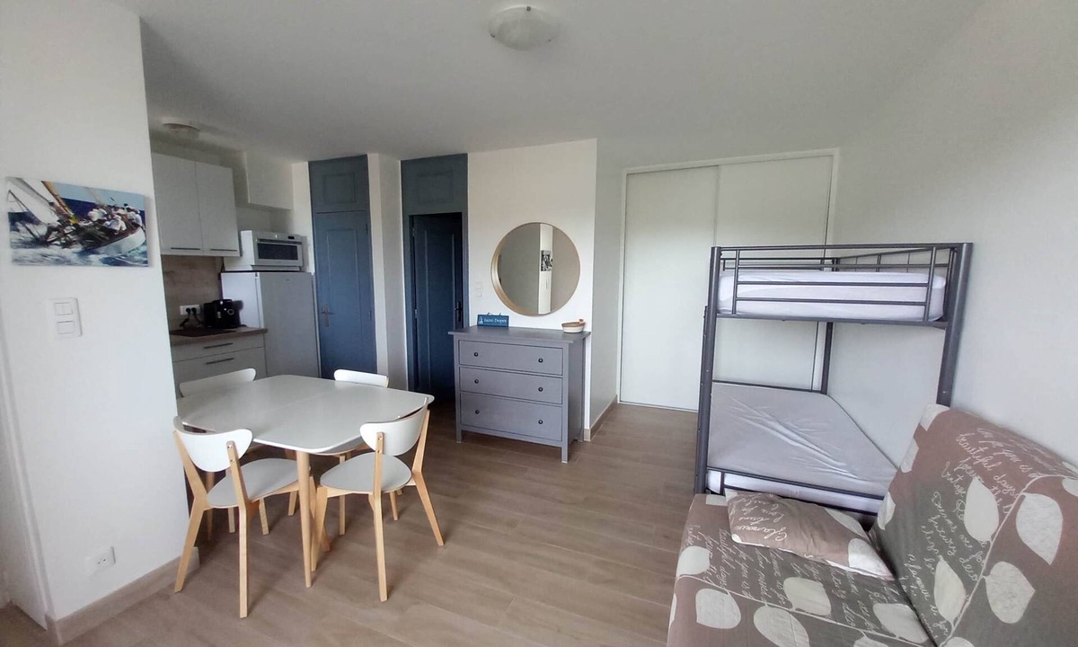 Port Cogolin House | Waterfront studio: sea view, air conditioning, wifi