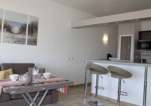 2-room apartment, sleeps 4, air-conditioned with parking in Villeneuve-Loubet Plage