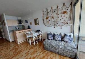 Appartement T2 Cabine en Front de Mer avec Terrasse à Agde - 5/6 Couchages - FR-1-423-191