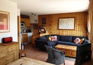CHANTEMERLE: 2-level, 4 BR/2BA, equipped, wifi, 7 min to ski lifts