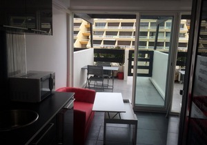 rental studio Port Nature naturist village Cap d´Agde, small sea view 93