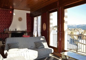 Spacious 3-room apartment, lake and slopes view