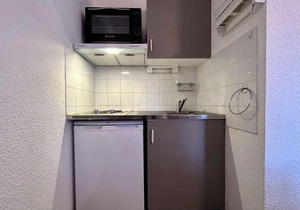 Studio cabine chaleureux avec balcon, proche pistes, 4 pers, Puy Saint Vincent - FR-1-330G-9