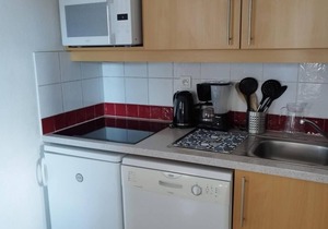 Wifi, 2nd floor, swimming pool, balcony, fireplace or stove, parking, tv, ski locker, 39m²