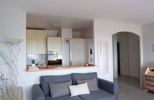 Villefranche-sur-Mer Apartment | 07. Terrace with stunning view of the sea and Cap Ferrat, one bedroom apartment.