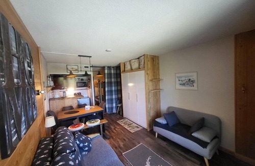 Montgenevre Apartment | 100m from resort center, 4th floor, balcony, tv, 28m², Montgenèvre