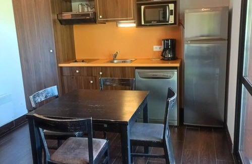 Jausiers Apartment | 1st floor, swimming pool, hammam, terrace, parking, tv, 27m², Pra Loup