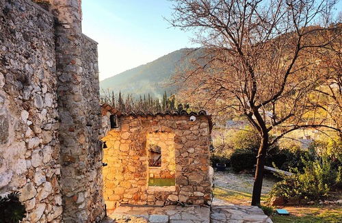 Chateauneuf-Villevieille House | #47 Maison XVII/Pool, parking, sauna, pétanque, BBQ