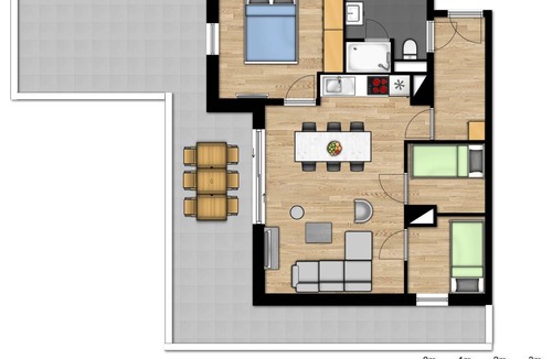 Vence Apartment | 49 m² Apartment ∙ 1 bedroom ∙ 6 guests